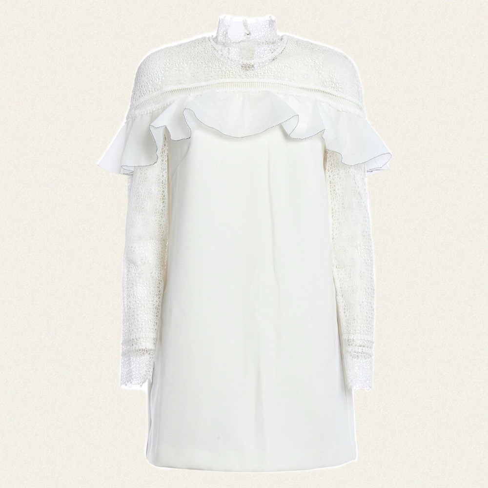 Self Portrait Military Cape Dress